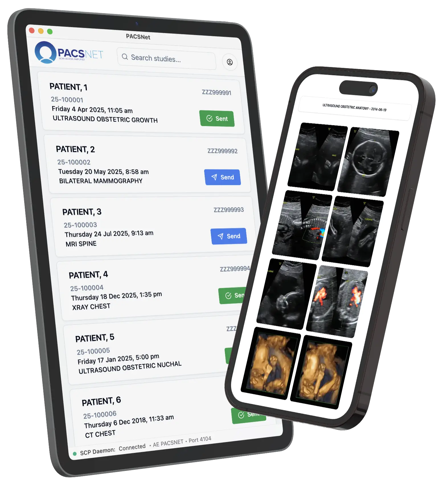 PACSNet Mobile App Preview